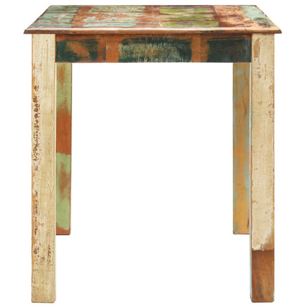 Table De Salle À Manger Bois De Récupération Solide 140X70X76Cm