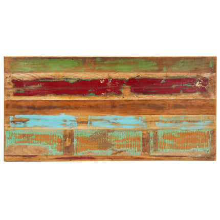 Table De Salle À Manger Bois De Récupération Solide 140X70X76Cm