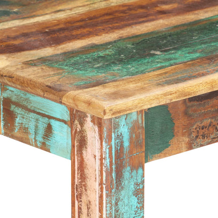 Table De Salle À Manger Bois De Récupération Solide 140X70X76Cm