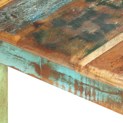 Table De Salle À Manger Bois De Récupération Solide 140X70X76Cm