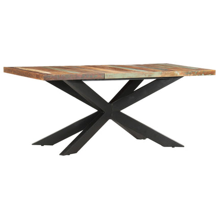 Table À Dîner 180X90X76 Cm Bois De Manguier Brut Solide