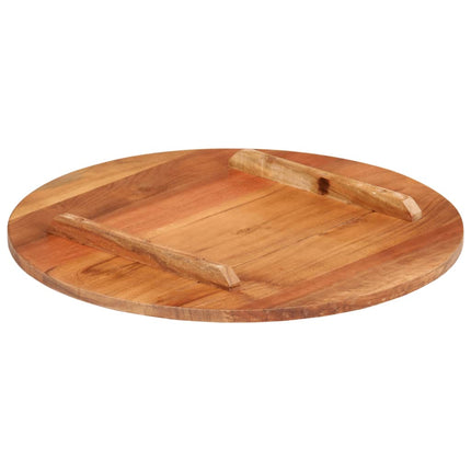 Dessus De Table Bois Massif D'acacia Rond 15-16 Mm 40 Cm