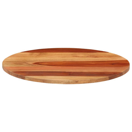Dessus De Table Bois Massif D'acacia Rond 15-16 Mm 40 Cm