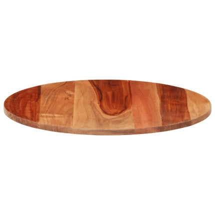 Dessus De Table Bois Massif D'acacia Rond 15-16 Mm 40 Cm