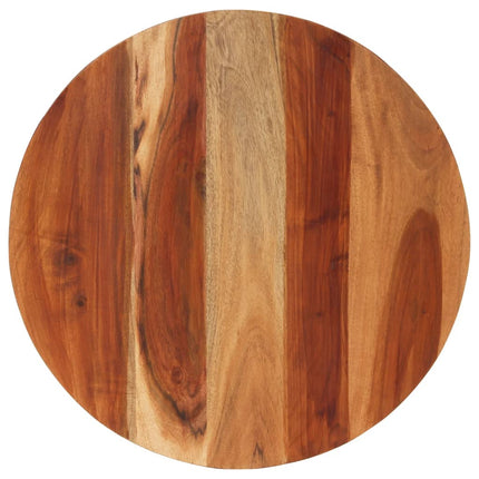 Dessus De Table Bois Massif D'acacia Rond 15-16 Mm 40 Cm