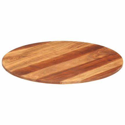 Dessus De Table Bois Massif D'acacia Rond 15-16 Mm 40 Cm