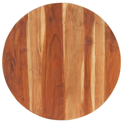 Dessus De Table Bois Massif D'acacia Rond 15-16 Mm 40 Cm