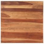 Bois d'acacia massif / 1 / 80 x 80 cm 25-27 mm