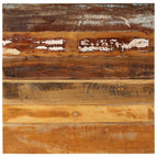 bois de récupération massif / 1 / 70 x 70 cm 15-16 mm