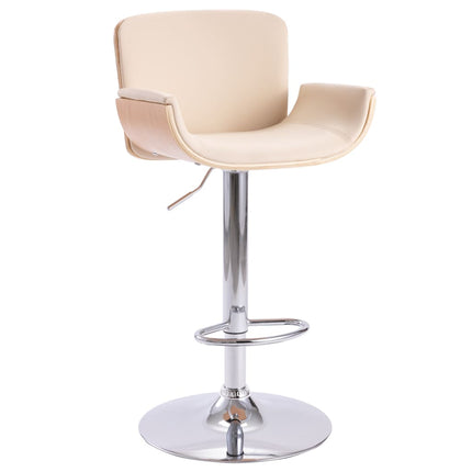 Tabouret De Bar Noir Similicuir