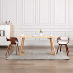 marron foncé et blanc / 2
