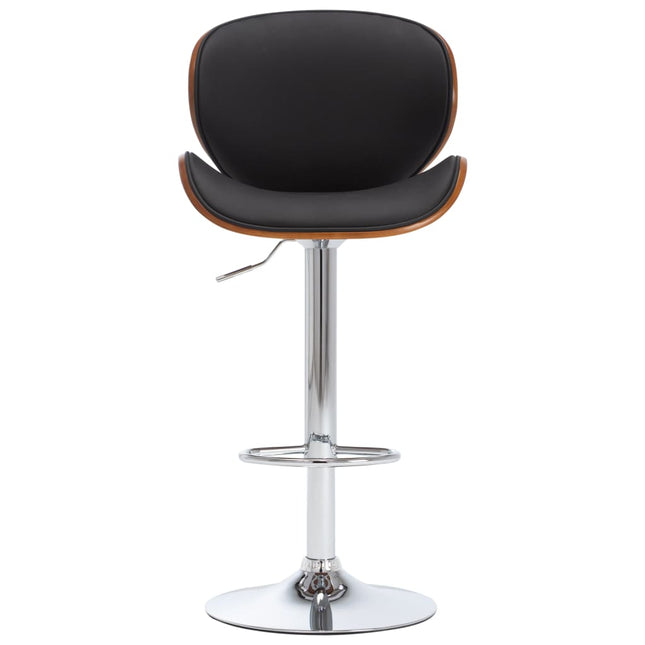 Tabouret De Bar Noir Similicuir