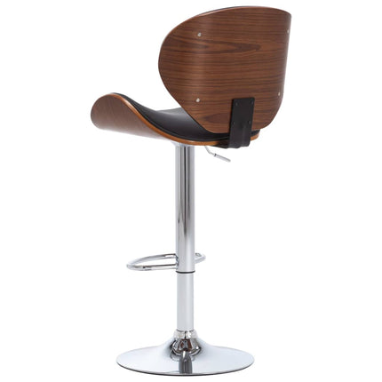 Tabouret De Bar Noir Similicuir