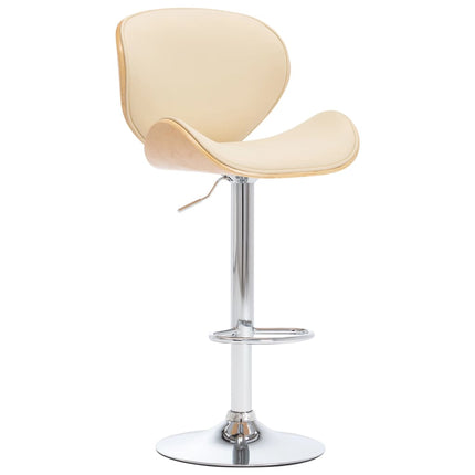 Tabouret De Bar Noir Similicuir