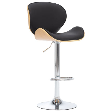 Tabouret De Bar Noir Similicuir