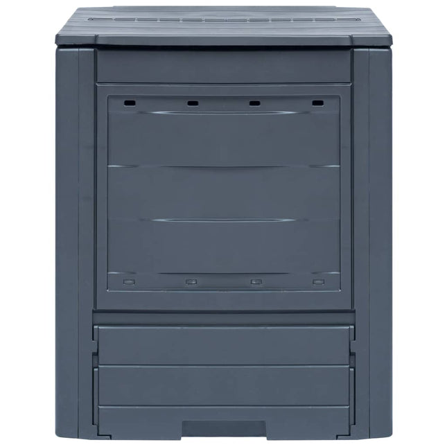Composteurs De Jardin 2 Pcs Gris 60X60X73 Cm
