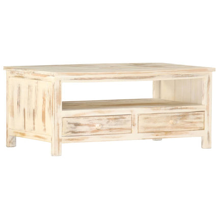Table Basse 90X50X40 Cm Bois De Manguier Massif