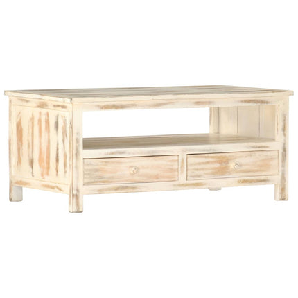 Table Basse 90X50X40 Cm Bois De Manguier Massif