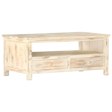 Table Basse 90X50X40 Cm Bois De Manguier Massif