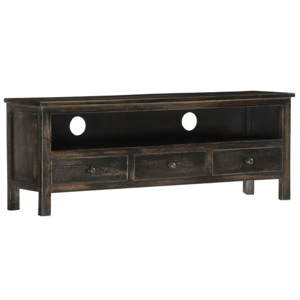 Meuble Tv 120X30X45 Cm Bois Solide De Manguier