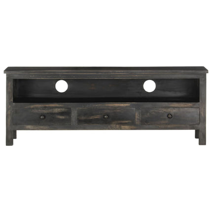 Meuble Tv 120X30X45 Cm Bois Solide De Manguier