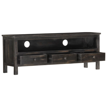 Meuble Tv 120X30X45 Cm Bois Solide De Manguier