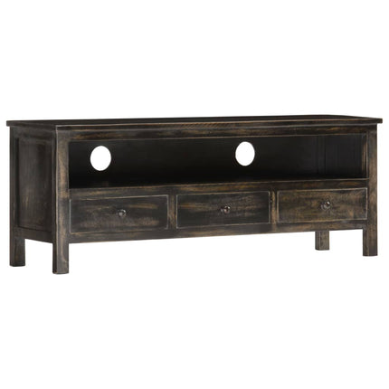 Meuble Tv 120X30X45 Cm Bois Solide De Manguier