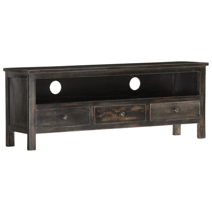 Meuble Tv 120X30X45 Cm Bois Solide De Manguier