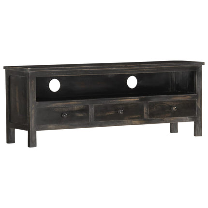 Meuble Tv 120X30X45 Cm Bois Solide De Manguier