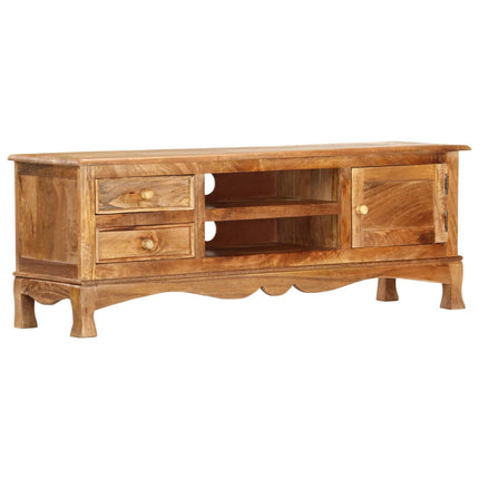 Meuble Tv 120 X 30 X 42 Cm Bois Massif De Manguier