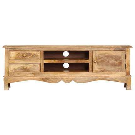 Meuble Tv 120 X 30 X 42 Cm Bois Massif De Manguier
