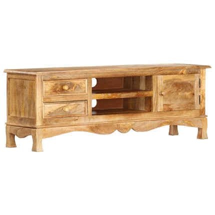 Meuble Tv 120 X 30 X 42 Cm Bois Massif De Manguier