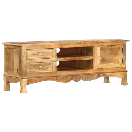 Meuble Tv 120 X 30 X 42 Cm Bois Massif De Manguier