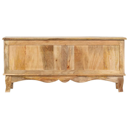 Boîte De Rangement 100X38X45 Cm Bois De Manguier Solide