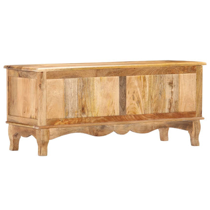 Boîte De Rangement 100X38X45 Cm Bois De Manguier Solide