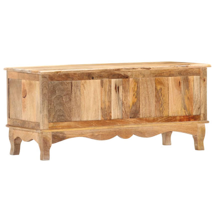 Boîte De Rangement 100X38X45 Cm Bois De Manguier Solide