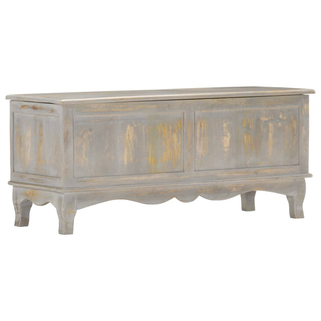 Boîte De Rangement 100X38X45 Cm Bois De Manguier Solide