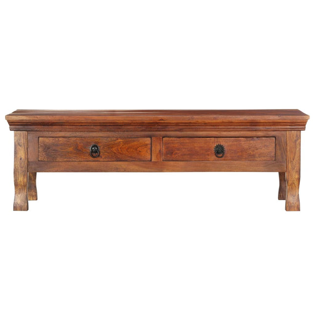 Table Basse 110 X 55 X 35 Cm Bois D'acacia Solide