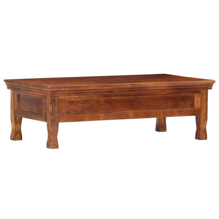 Table Basse 110 X 55 X 35 Cm Bois D'acacia Solide