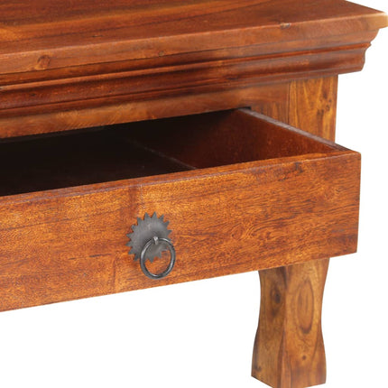 Table Basse 110 X 55 X 35 Cm Bois D'acacia Solide