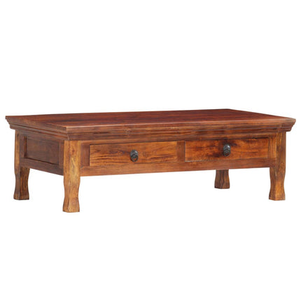 Table Basse 110 X 55 X 35 Cm Bois D'acacia Solide