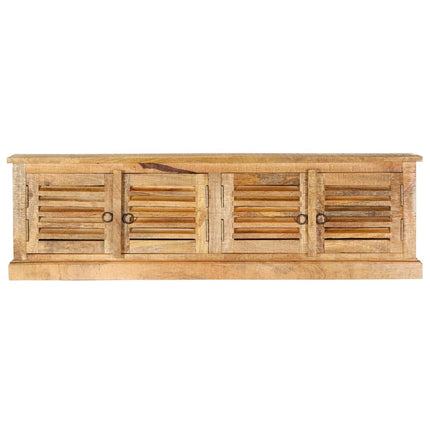 Banc De Rangement 128 Cm Bois De Manguier Massif