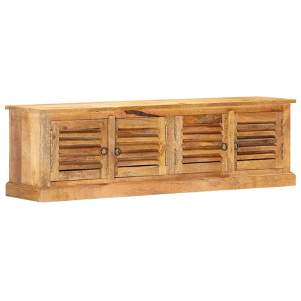 Banc De Rangement 128 Cm Bois De Manguier Massif