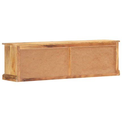 Banc De Rangement 128 Cm Bois De Manguier Massif