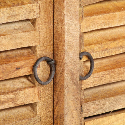 Banc De Rangement 128 Cm Bois De Manguier Massif