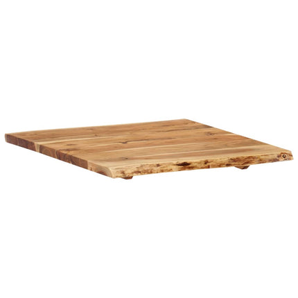 Dessus De Table Bois D'acacia Massif 58X(50-60)X2,5 Cm