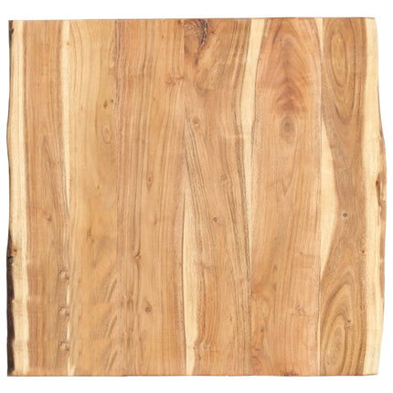 Dessus De Table Bois D'acacia Massif 58X(50-60)X2,5 Cm
