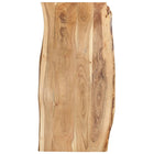 Dessus De Table Bois D'acacia Massif 58X(50-60)X2,5 Cm