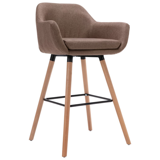 Chaise De Bar Avec Accoudoir Tissu