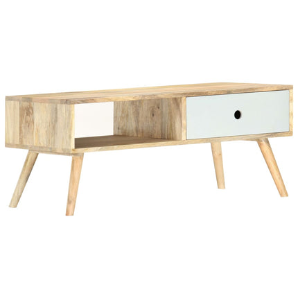 Table Basse 90X50X40 Cm Bois De Manguier Massif